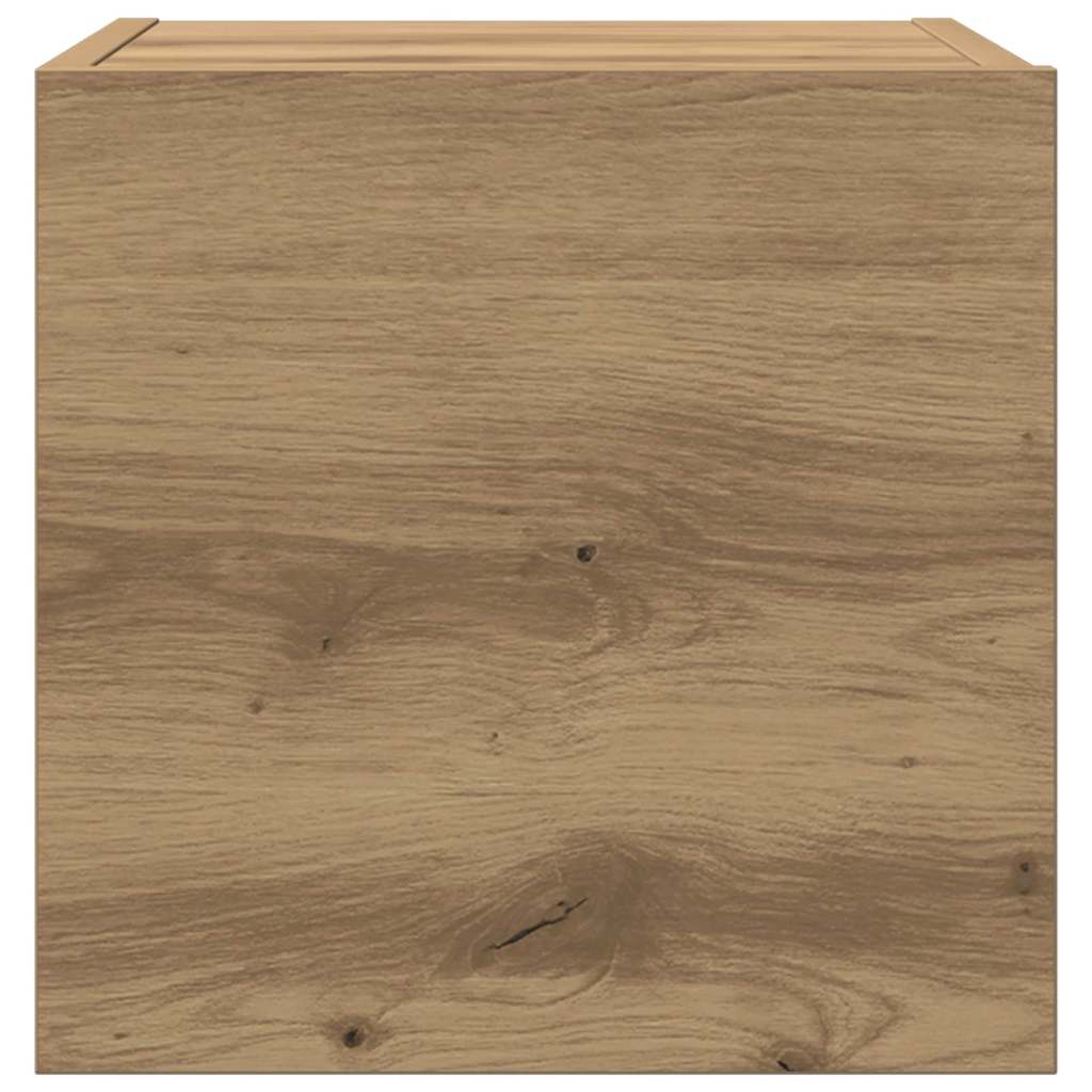 Tv Jednotky Nástěnný 4 Pcs Artisanový Dub Kompozitní Dřevo