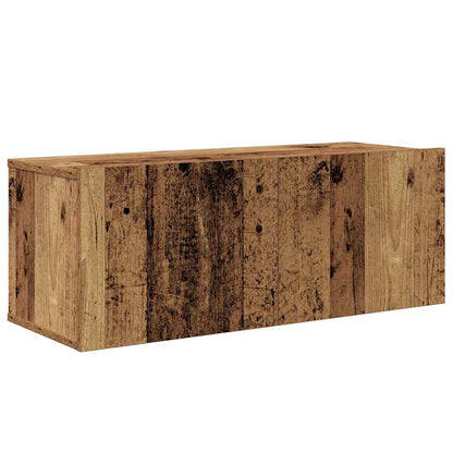 Nástěnná Skříň Na Tv 4 Ks Staré Dřevo Kompozitní Dřevo