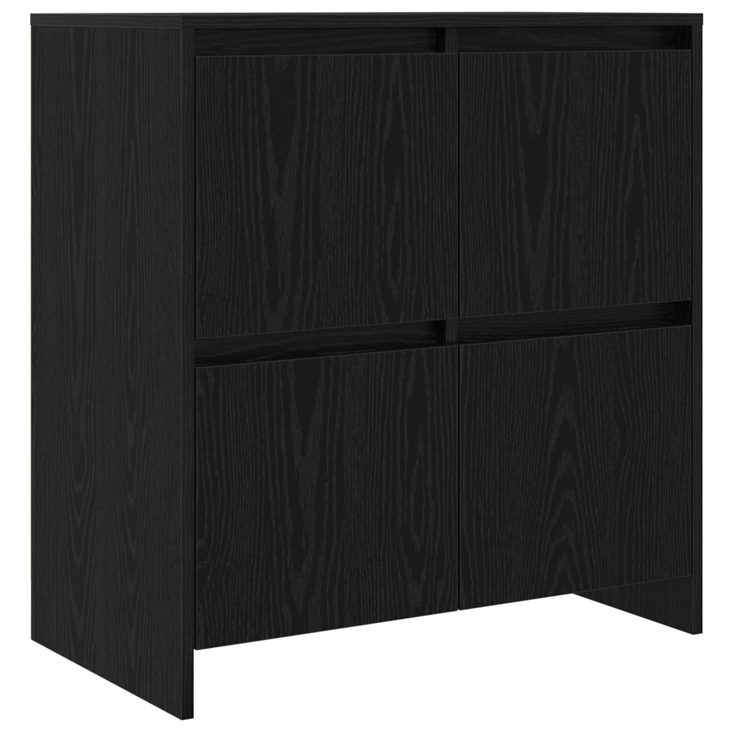 Konzole 2 Ks Černý Dub 70 X 41 X 75 Cm Kompozitní Dřevo