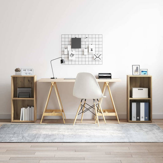 Sestava Tv Skříněk 2 Ks Artisanový Dub Kompozitní Dřevo