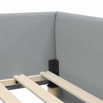 Rohový Rám Postele 80 Cm X 200 Cm Textil