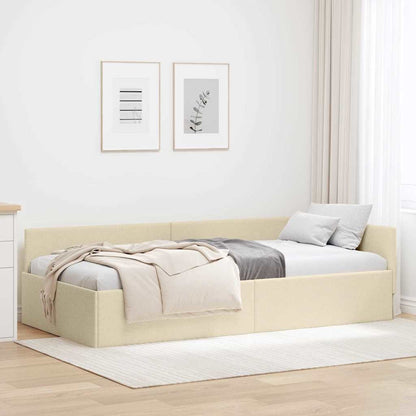 Rohový Rám Postele 80 Cm X 200 Cm Textil