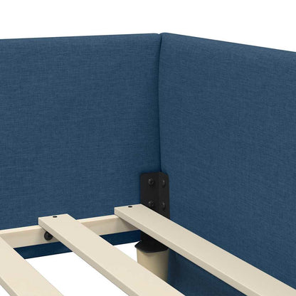 Rohový Rám Postele 80 Cm X 200 Cm Textil