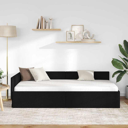 Rohový Rám Postele 90 Cm X 200 Cm Textil