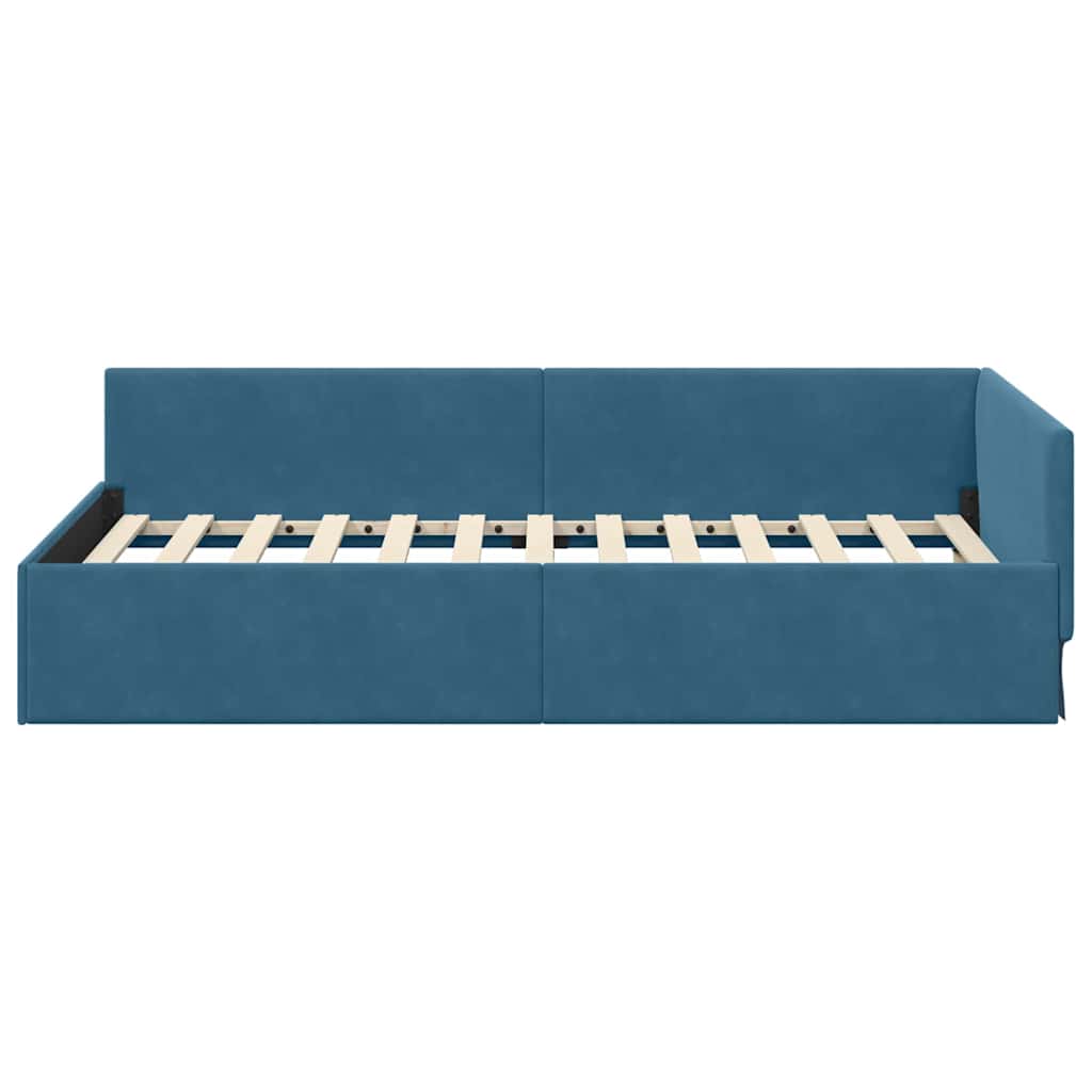 Rohový Rám Postele S Čelo 80 Cm X 200 Cm Samet
