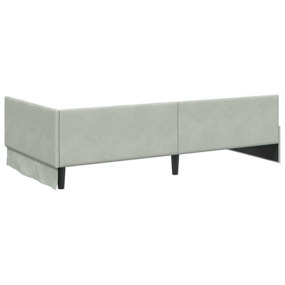 Rohový Rám Postele S Čelo 80 Cm X 200 Cm Samet