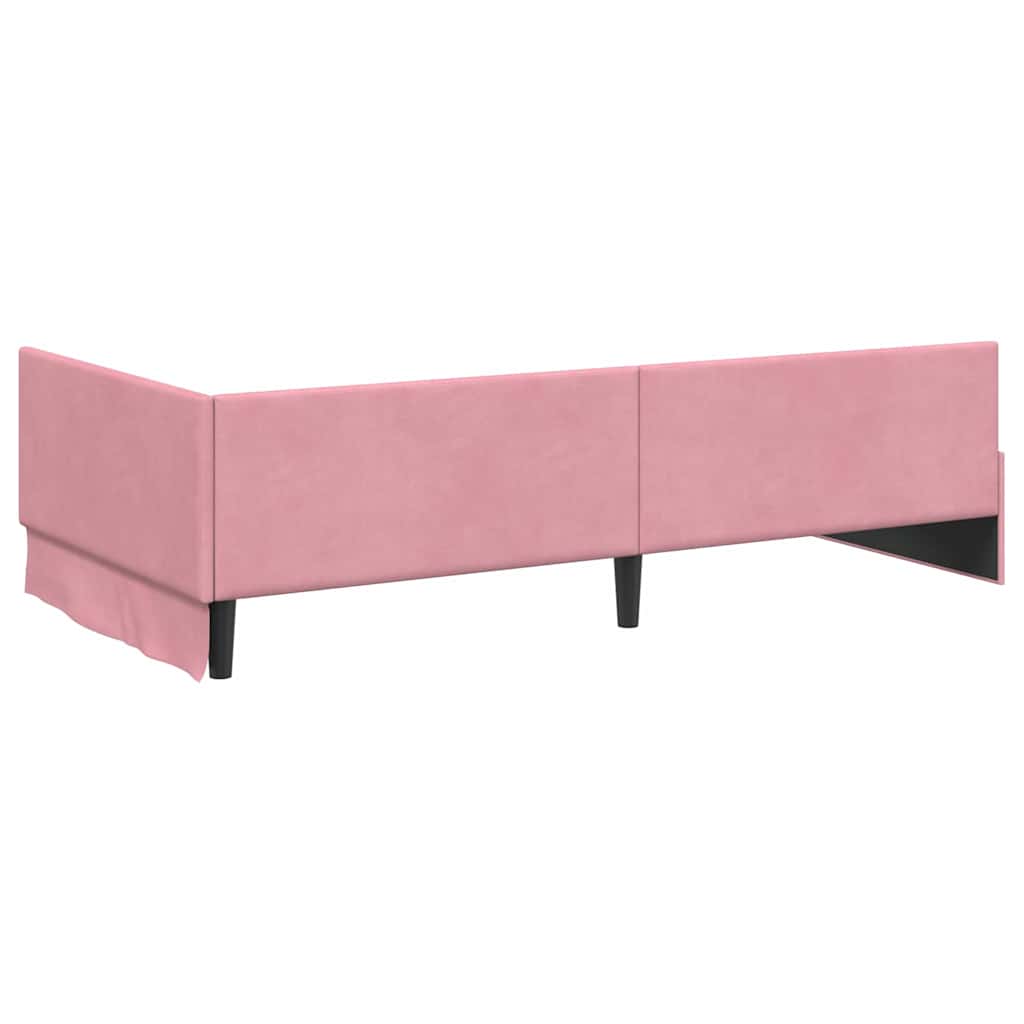 Rohový Rám Postele S Čelo 80 Cm X 200 Cm Samet