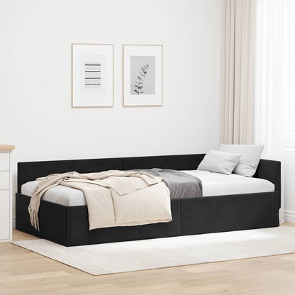 Rohový Rám Postele S Čelo 80 Cm X 200 Cm Samet