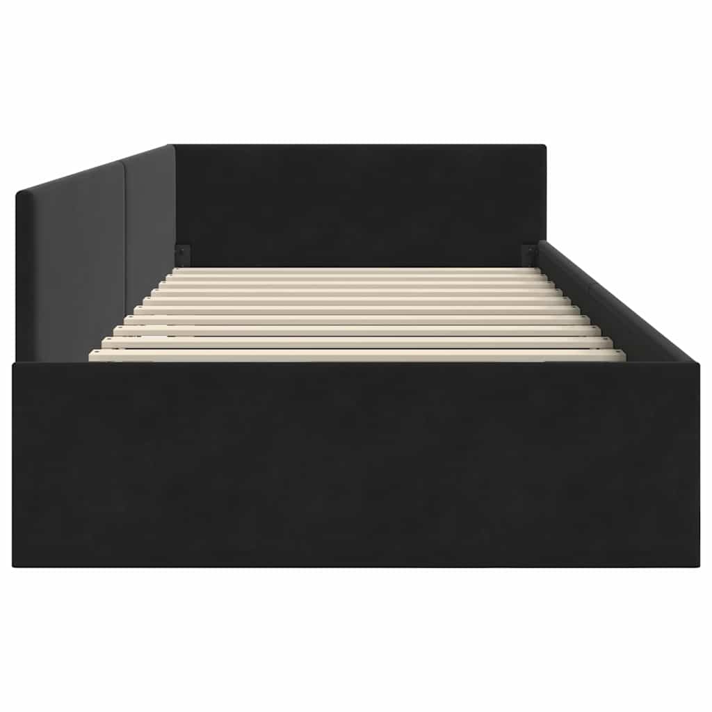 Rohový Rám Postele S Čelo 80 Cm X 200 Cm Samet