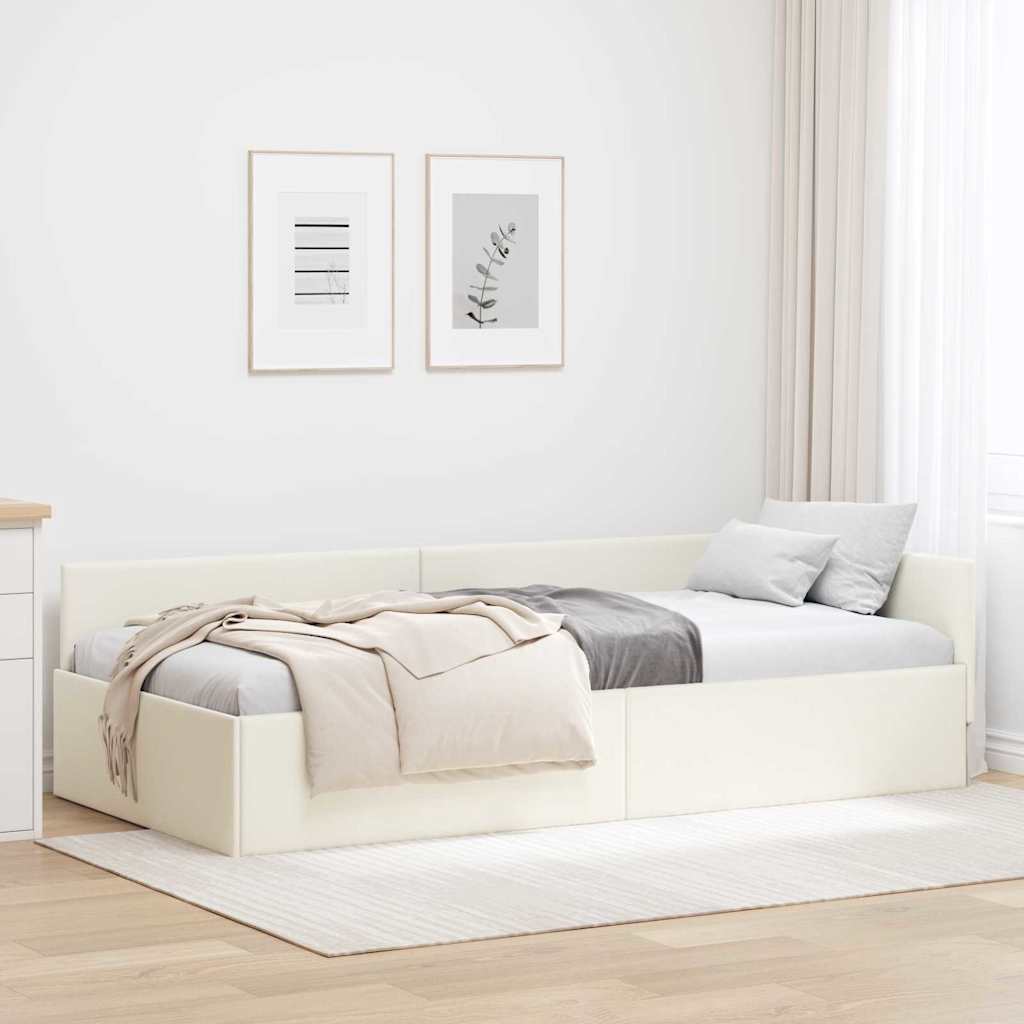 Rohový Rám Postele S Čelo 80 Cm X 200 Cm Samet