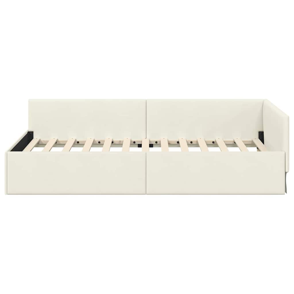 Rohový Rám Postele S Čelo 80 Cm X 200 Cm Samet