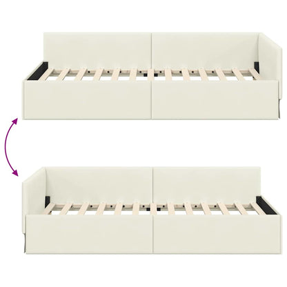 Rohový Rám Postele S Čelo 80 Cm X 200 Cm Samet