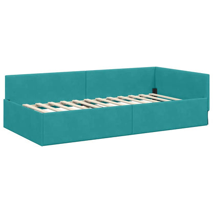 Rohový Rám Postele S Čelo 80 Cm X 200 Cm Samet