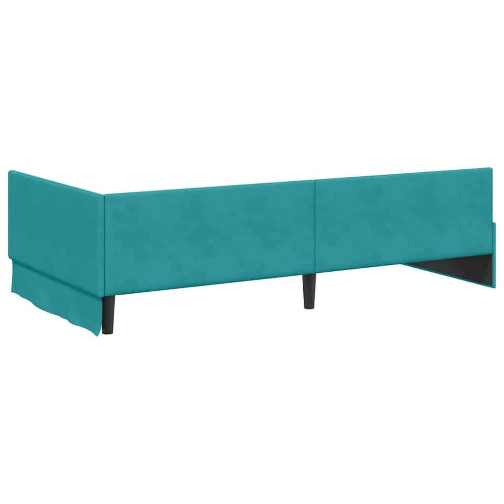 Rohový Rám Postele S Čelo 80 Cm X 200 Cm Samet