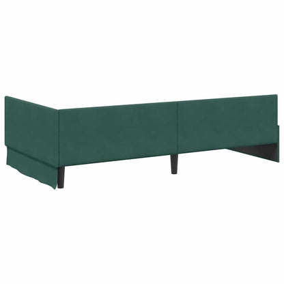 Rohový Rám Postele S Čelo 90 Cm X 190 Cm Samet