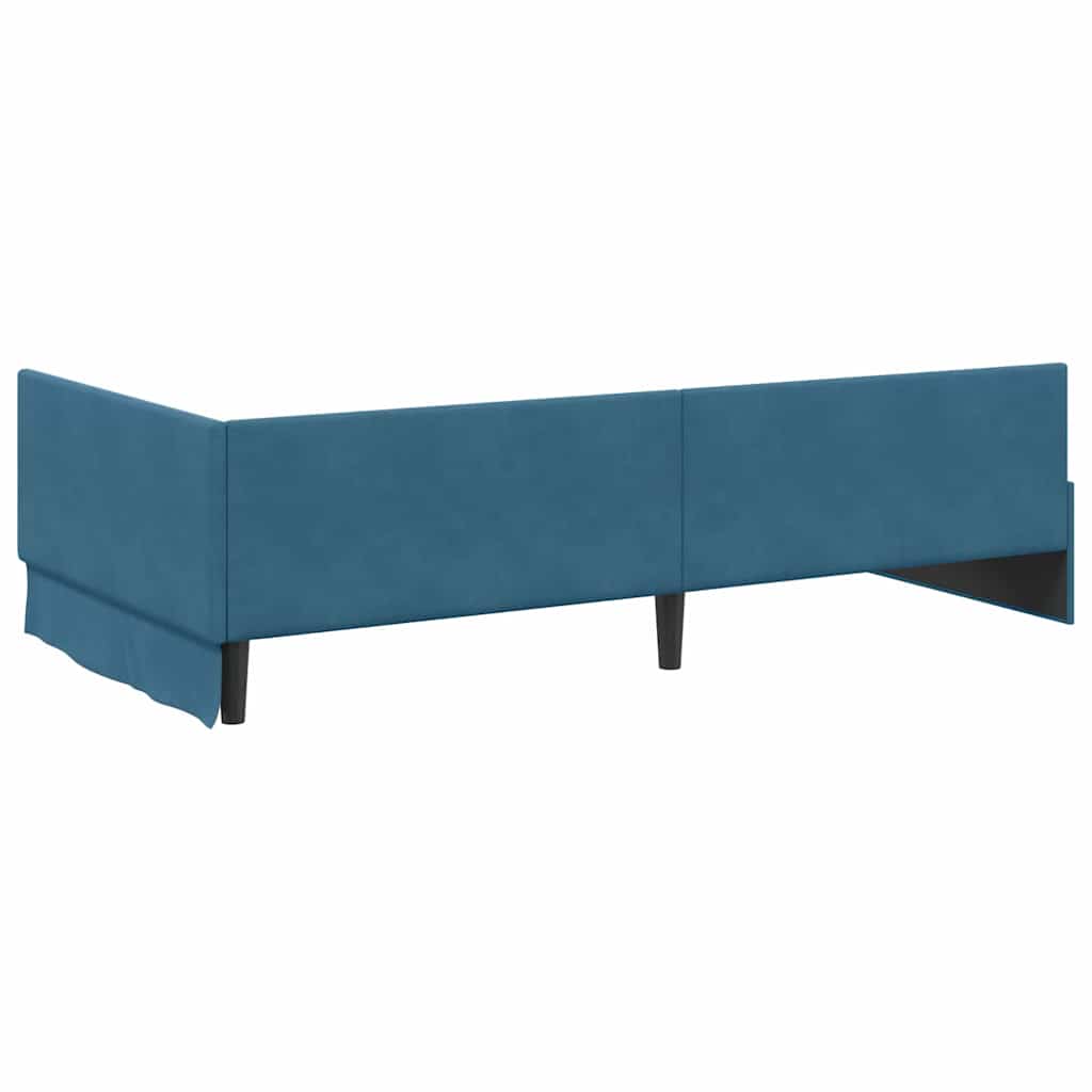 Rohový Rám Postele S Čelo 90 Cm X 200 Cm Samet