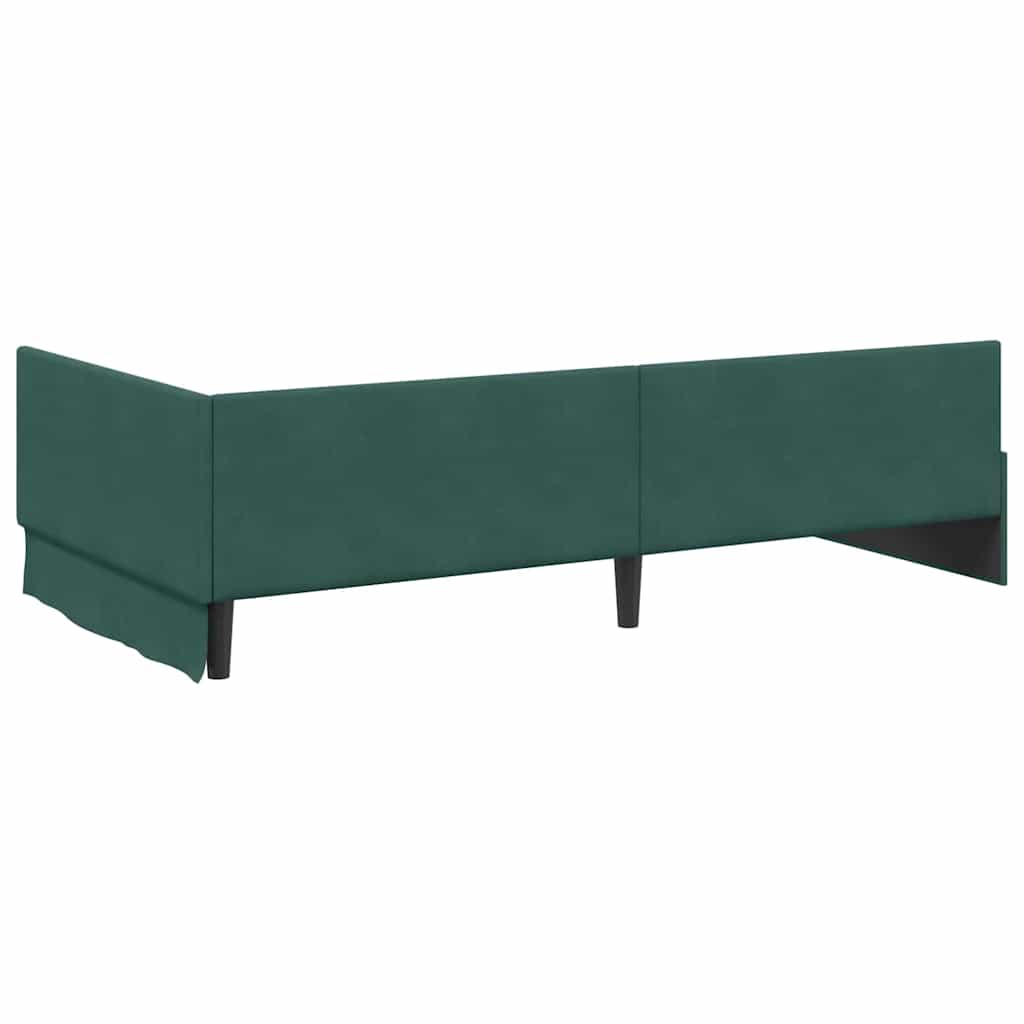 Rohový Rám Postele S Čelo 90 Cm X 200 Cm Samet