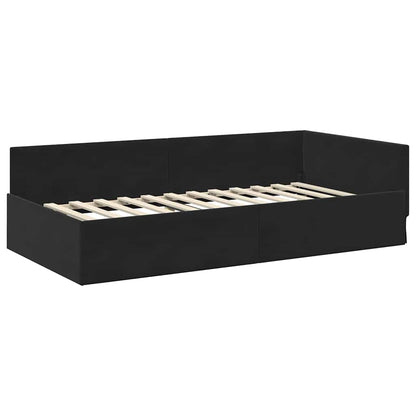 Rohový Rám Postele S Čelo 90 Cm X 200 Cm Samet