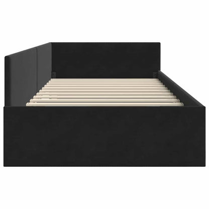 Rohový Rám Postele S Čelo 90 Cm X 200 Cm Samet