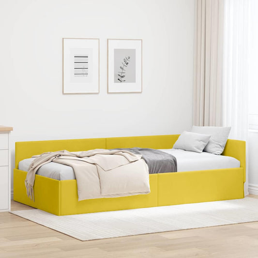 Rohový Rám Postele S Čelo 90 Cm X 200 Cm Samet