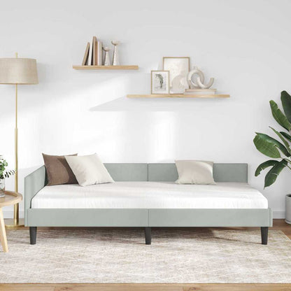 Rohový Rám Postele S Čelo 80 Cm X 200 Cm Samet
