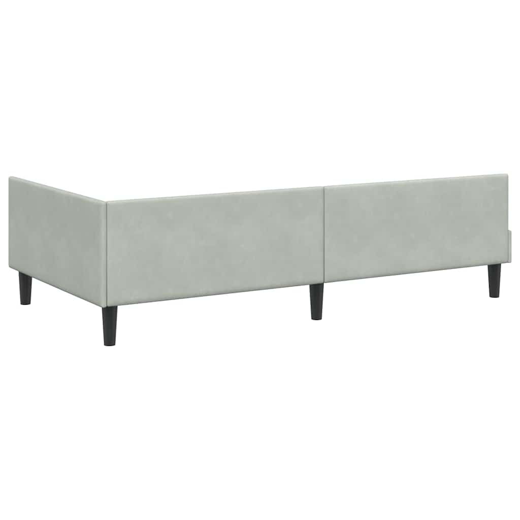 Rohový Rám Postele S Čelo 80 Cm X 200 Cm Samet