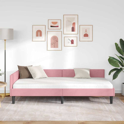 Rohový Rám Postele S Čelo 80 Cm X 200 Cm Samet
