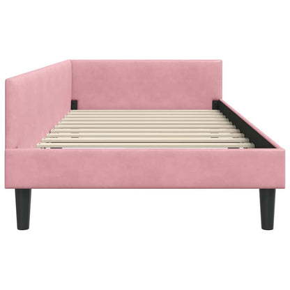 Rohový Rám Postele S Čelo 80 Cm X 200 Cm Samet