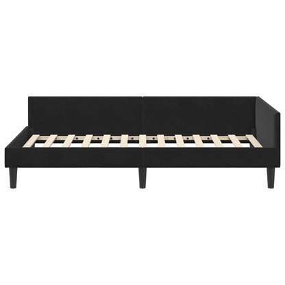Rohový Rám Postele S Čelo 80 Cm X 200 Cm Samet