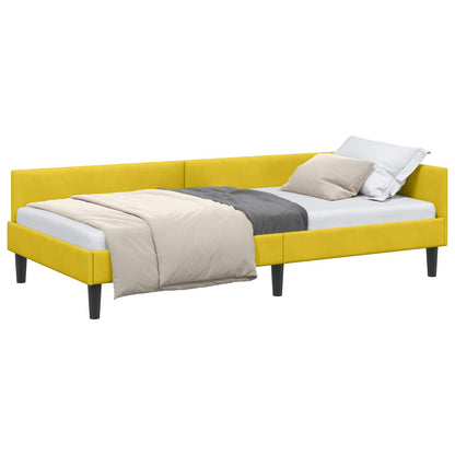 Rohový Rám Postele S Čelo 80 Cm X 200 Cm Samet