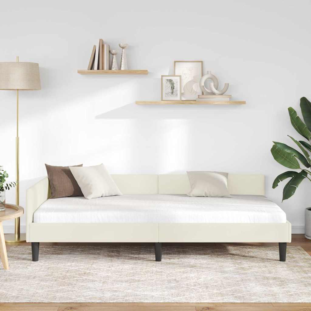 Rohový Rám Postele S Čelo 80 Cm X 200 Cm Samet