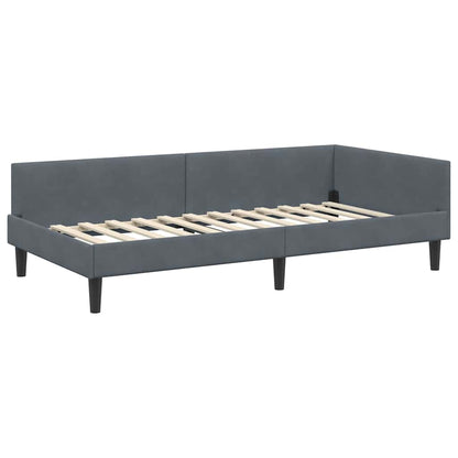 Rohový Rám Postele S Čelo 90 Cm X 200 Cm Samet