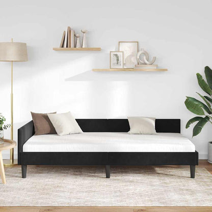 Rohový Rám Postele S Čelo 90 Cm X 200 Cm Samet