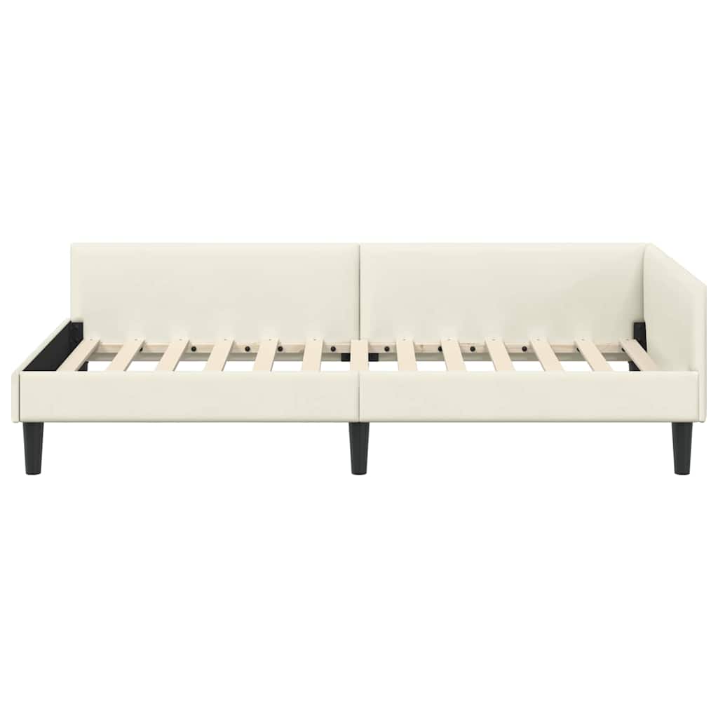 Rohový Rám Postele S Čelo 90 Cm X 200 Cm Samet