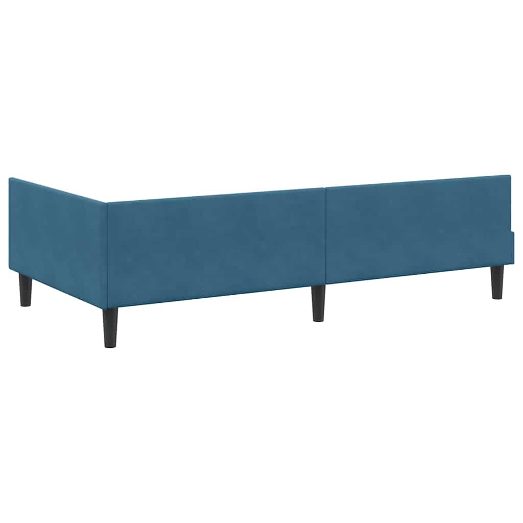 Rohový Rám Postele S Čelo 100 Cm X 200 Cm Samet