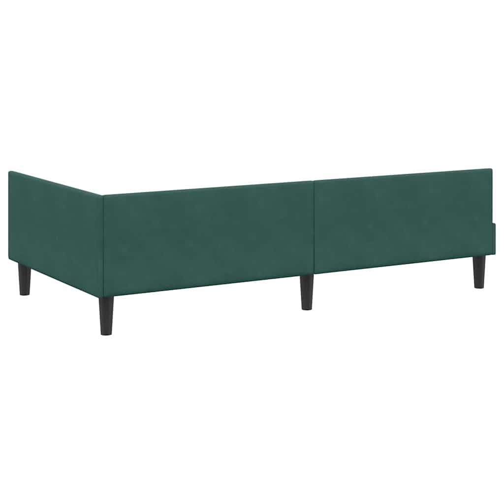 Rohový Rám Postele S Čelo 100 Cm X 200 Cm Samet