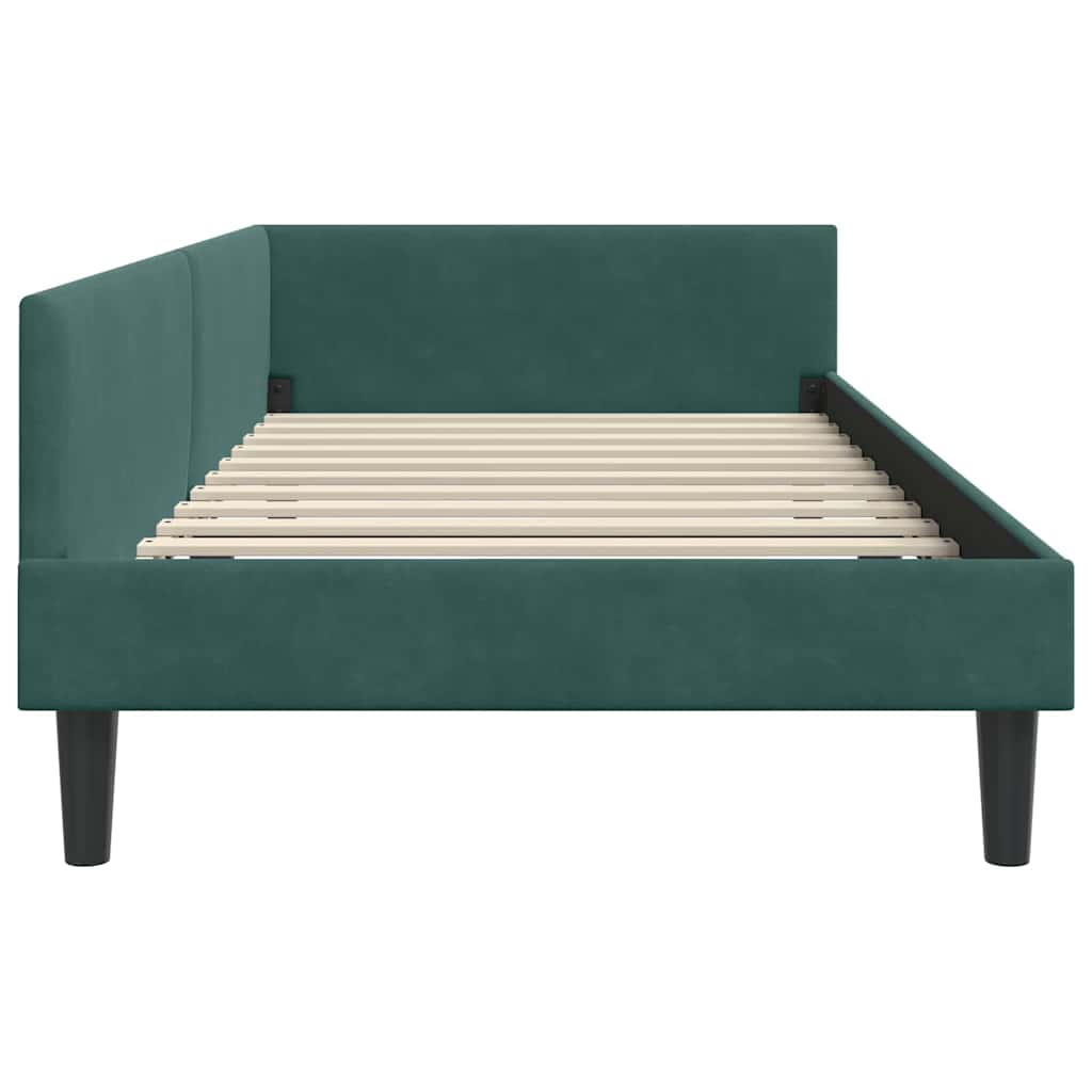 Rohový Rám Postele S Čelo 100 Cm X 200 Cm Samet