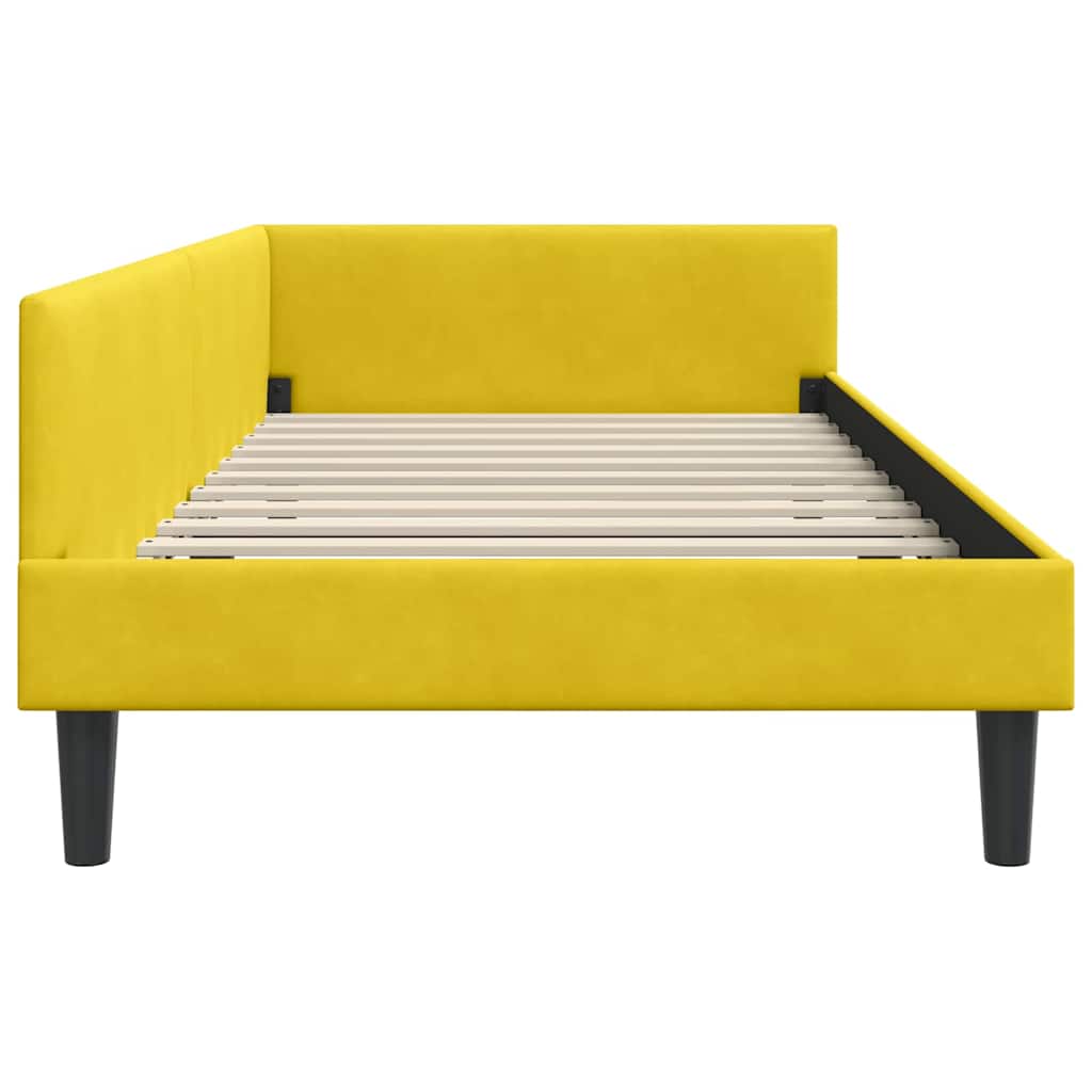 Rohový Rám Postele S Čelo 100 Cm X 200 Cm Samet