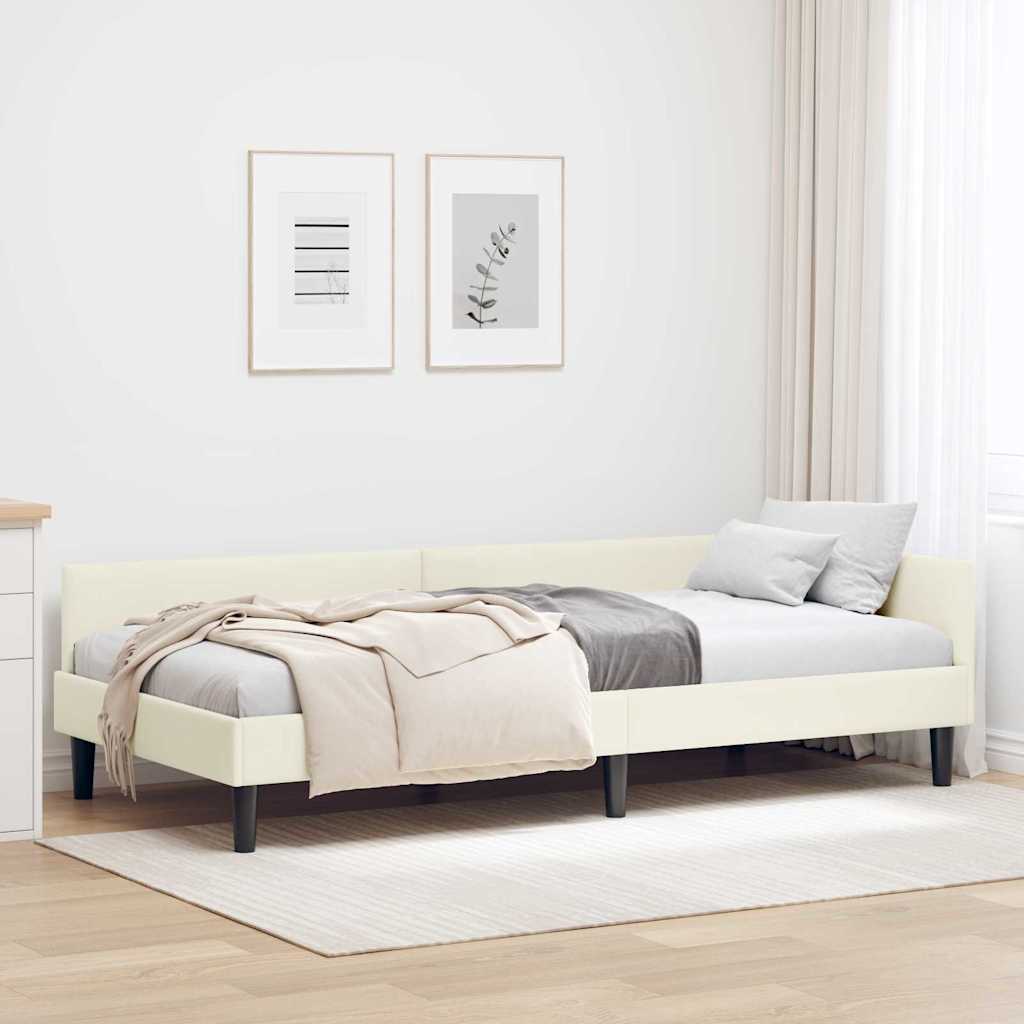 Rohový Rám Postele S Čelo 100 Cm X 200 Cm Samet