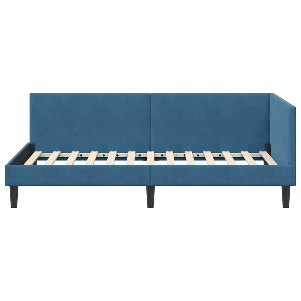 Rohový Rám Postele S Čelo 80 Cm X 200 Cm Samet
