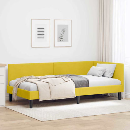 Rohový Rám Postele S Čelo 80 Cm X 200 Cm Samet