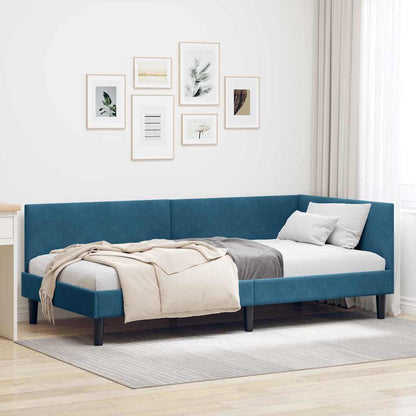 Rohový Rám Postele S Čelo 80 Cm X 200 Cm Samet