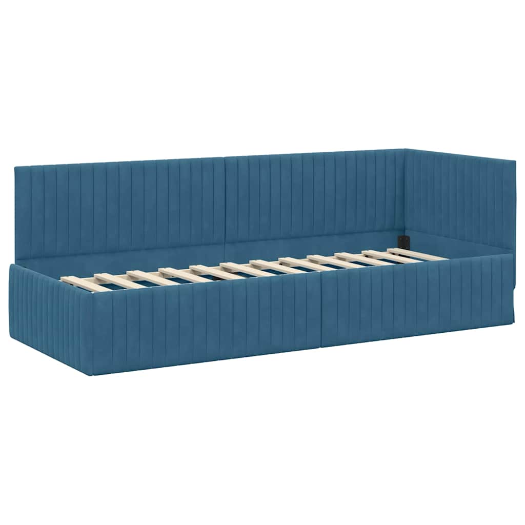 Rohový Rám Postele S Čelo 80 Cm X 200 Cm Samet