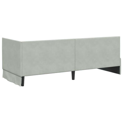 Rohový Rám Postele S Čelo 80 Cm X 200 Cm Samet