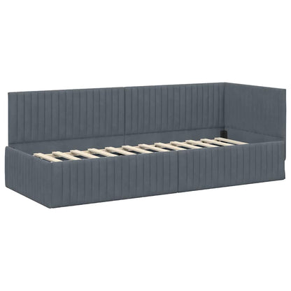 Rohový Rám Postele S Čelo 80 Cm X 200 Cm Samet