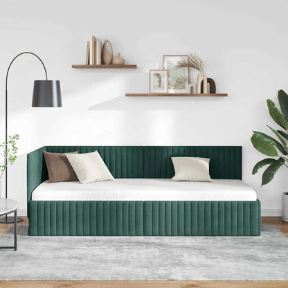 Rohový Rám Postele S Čelo 80 Cm X 200 Cm Samet