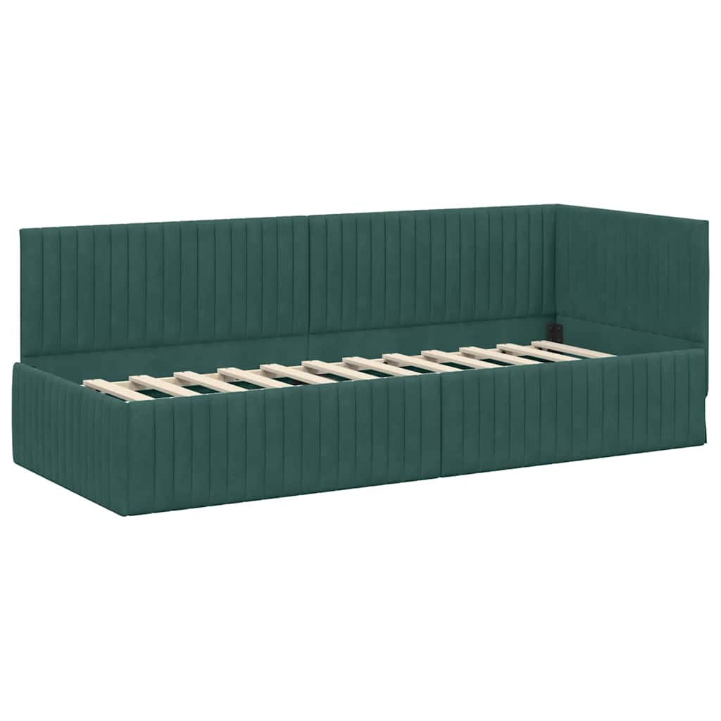 Rohový Rám Postele S Čelo 80 Cm X 200 Cm Samet