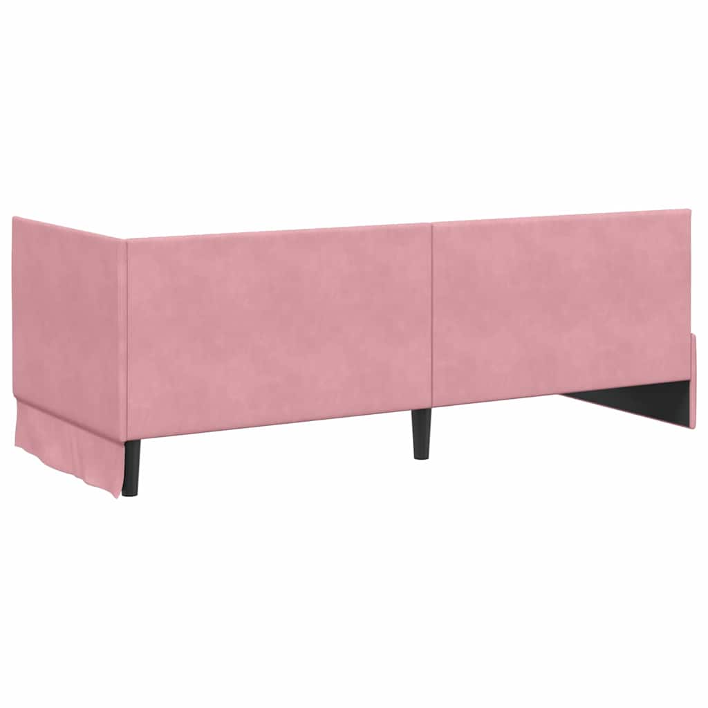 Rohový Rám Postele S Čelo 80 Cm X 200 Cm Samet