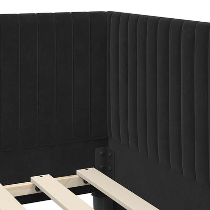 Rohový Rám Postele S Čelo 80 Cm X 200 Cm Samet