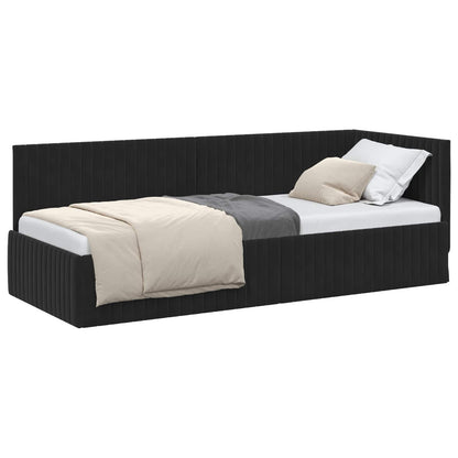 Rohový Rám Postele S Čelo 80 Cm X 200 Cm Samet